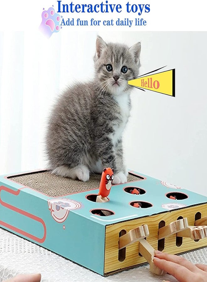 Kartfury Cat Scratcher Cardboard, Cat Scratching, Cat Scratch Pad Corrugated Scratching Bed Interactive Toy - Image 4